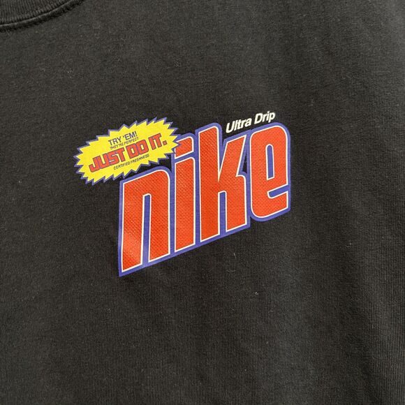 Nike Ultra Drip Tee T Shirt Detergent Graphic Short Sleeve Black Men's Large - Picture 6 of 13